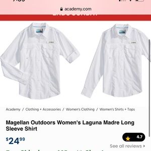 Magellan sun shirt for hiking/fishing